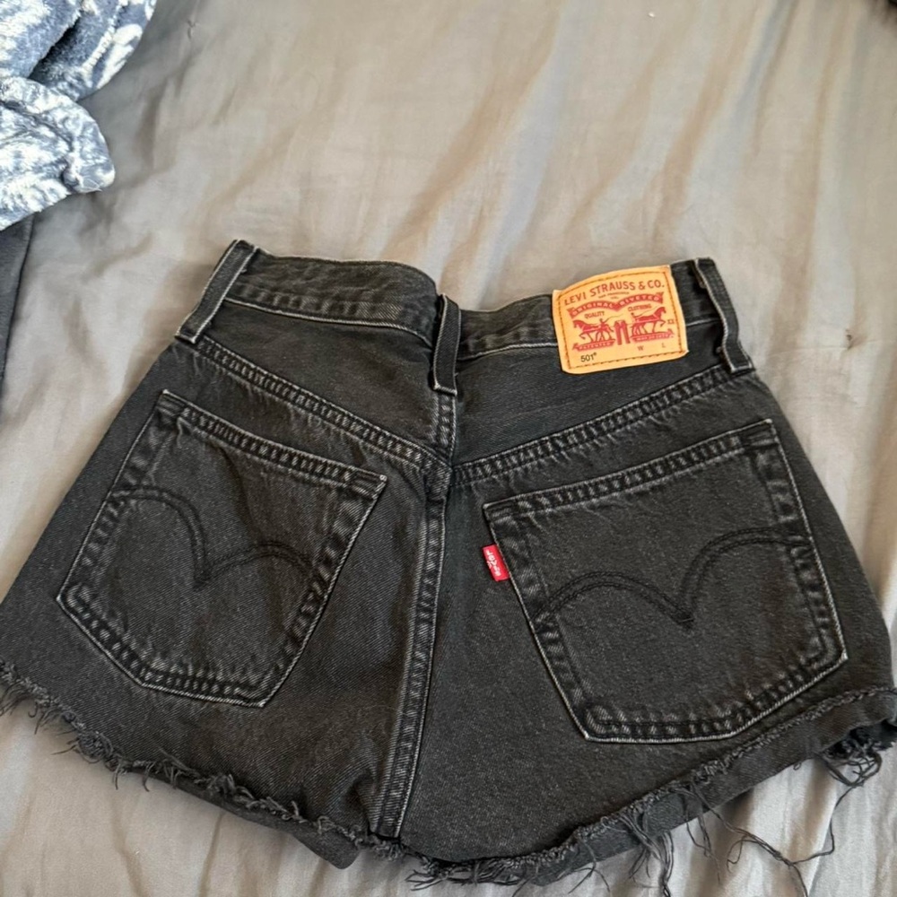 Levi's Women's Black Denim Shorts